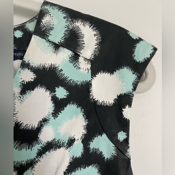 French Connection Gray cap sleeve dress size 10 - Picture 5 of 6